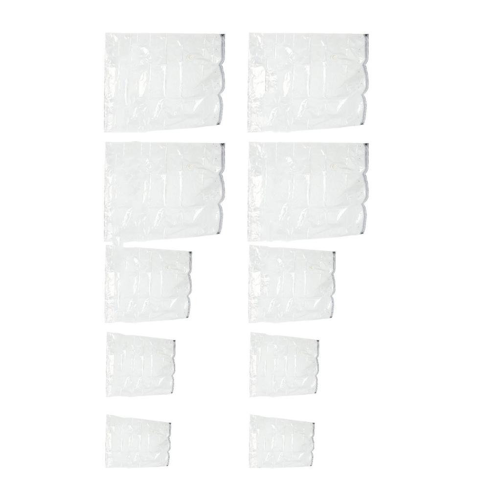 11PCS Set Space Saver Storage Bag Good Sealing Dust Proof Compression Airtight Sealer Bag with