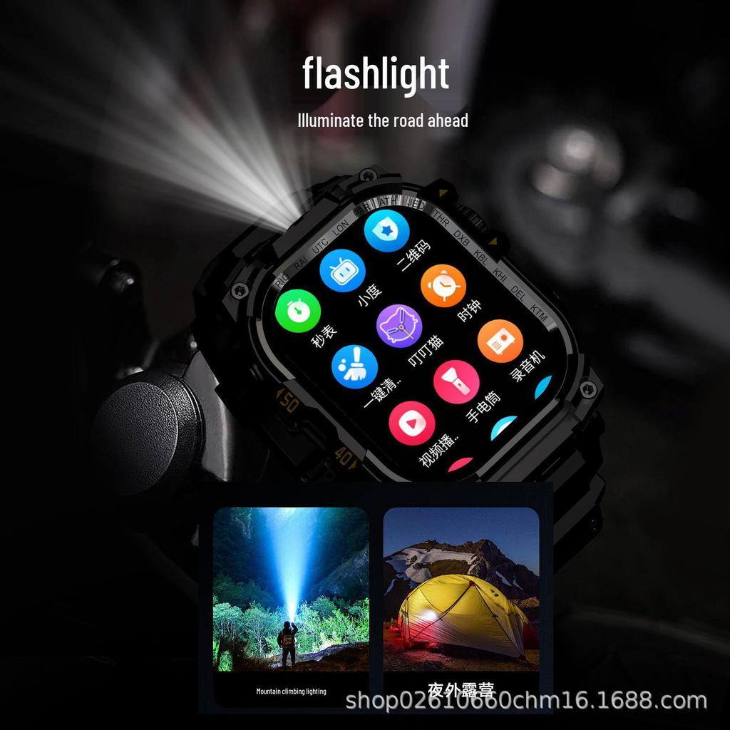Q888 4G Smartwatch: HD Clear AMOLED, Large Screen, Android OS, SIM Slot, Rotating Camera, Flashlight.