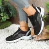 Breathable Mesh Sneakers, Lightweight Soft-soled Mesh Shoes, Women's Woven Lace-up Shoes, Suitable for Daily Outings, Running, Fitness