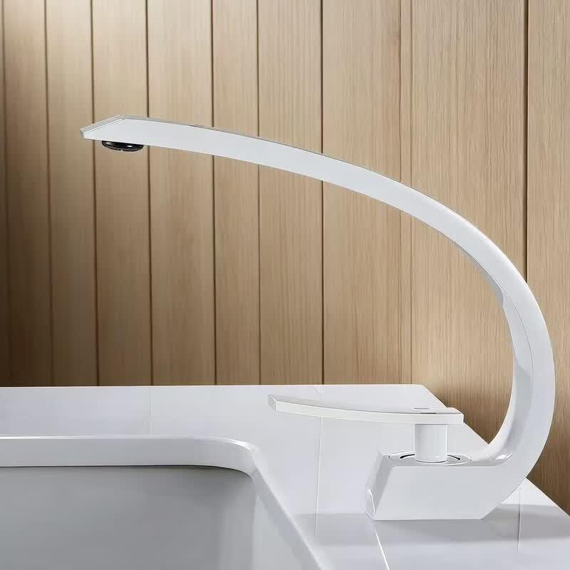 Rubinetto per Lavabo da Appoggio in Rame Elettroplaccato