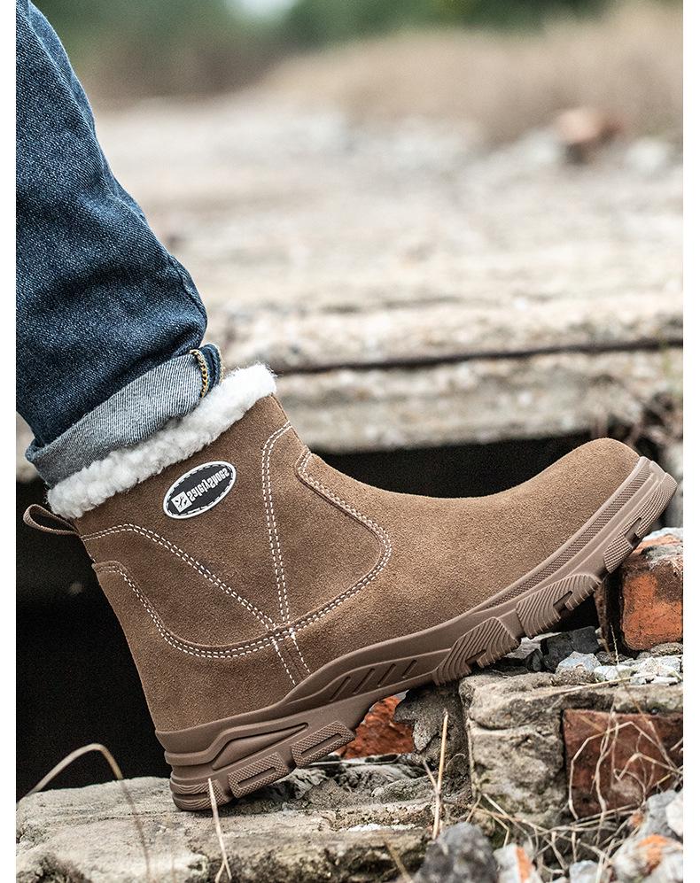 Winter-High-Top-Sicherheitsschuhe: Stoßfest, Durchstichfest, Unisex