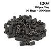 5000pcs Nail Art Sanding Bands 80# 120# 180# 240 Grinder Band for Manicure Drill Machine Removing Gel Varnish Pedicure