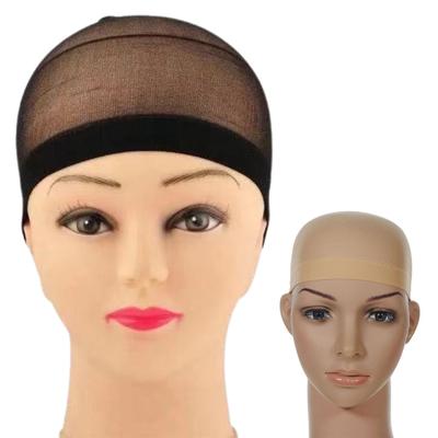 2 Stück Perückenkappe, dehnbar, rutschfest, für hohe Haare, für Damen, Make-up, Temperatur, Faserwebart, Haarnetz