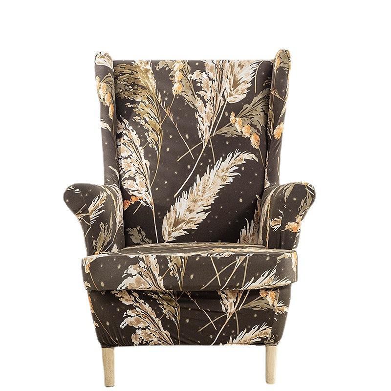 Printed Elastic Tiger Stool Cover Chair Cover Sofa Cover All Inclusive Single Wing Back Sofa Cover American Scamon