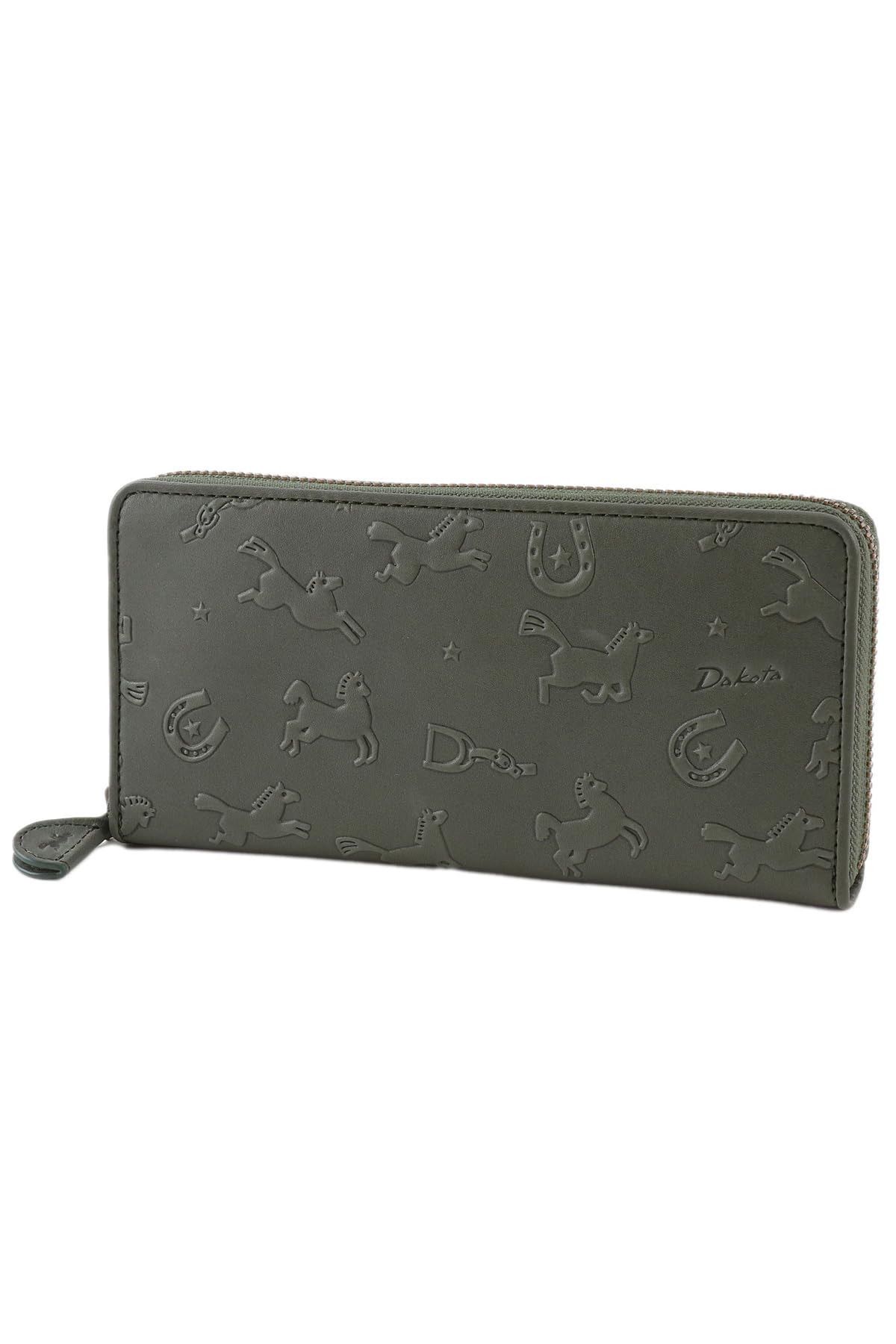 

Long Wallet Round Zipper Green [Dakota] Women s DA-31382-50 зелений
