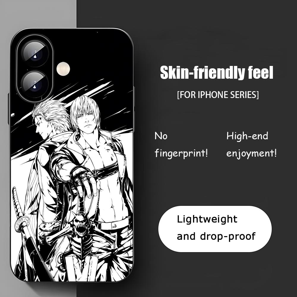 

Cool Devil May Cry Game Phone Case For iPhone 17 16 15 14 13 12 11 X XR XS 8 Plus Mini Pro Max Soft black Shockproof Cover iPhone 13 mini
