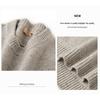 TUHUANG Women's Thick Pure Cashmere Round Neck Sweater