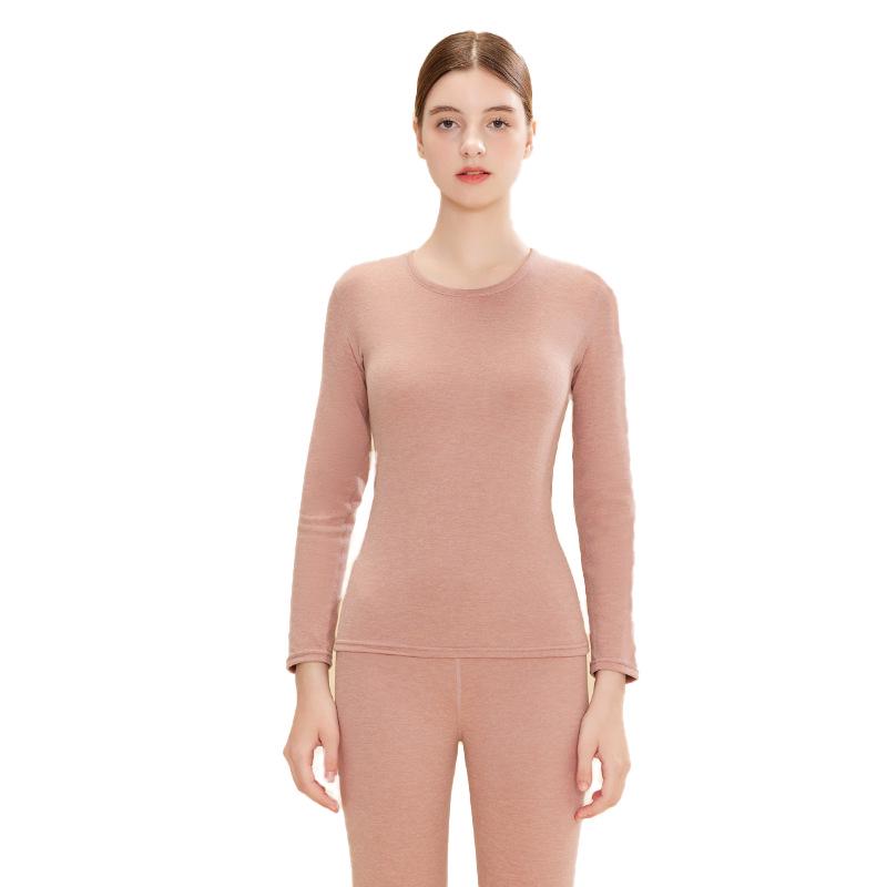 Mulberry Silk Wool Thermal Underwear Set: Velvet-Lined for Men & Women, Perfect for Autumn & Winter