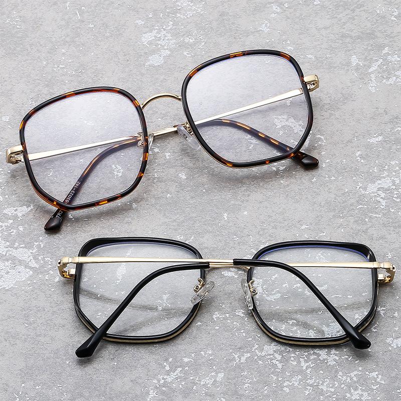 Myopia Glasses Fashion Anti Blue Light Blocking Men Women Eyewear Office Computer Glasses TR-90 Photochromic Optical Eyeglasses