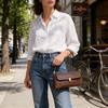 Womens Small Pu Fashion Crossbody Bag Closure For Daily Use