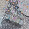 1pcs Cute A bag of Starfish Nail Charm Stickers 3D Jelly Ocean Fish Bubble Adhesive Nail Sticker DIY Summer Nail Art Decorations