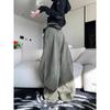 2024 Unisex Retro Scimitar Silhouette Wide-Leg Casual Overalls