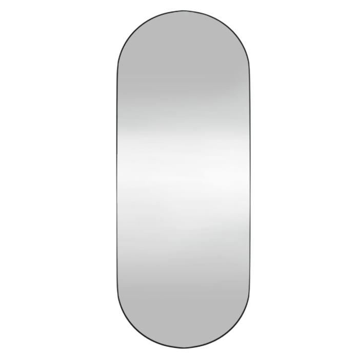 VidaXL Miroir mural 20x50 cm Verre Ovale 350453