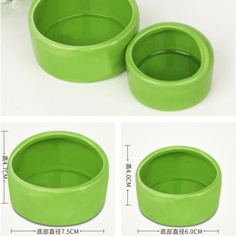 Non-Slip Plastic Pet Bowl - Small Animal Feeder & Water Dish for Hamsters, Rabbits, Cage Essentials Durable Food Container