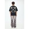 Off-White Liquid Metal Arrow Print Fashion Light Luxury Trendy Versatile T-Shirt Unisex T-Shirt OFFTEGSEA173Q