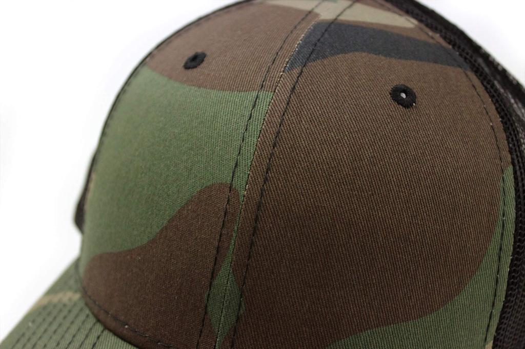 New Era Trucker Cap Low Profile Snapback CAMO/BLACK