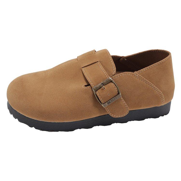 Fashion 2025 Women Flat Shoes Round Toe Retro Mary Janes Loafers Female Belt Buckle Casual spring Fashion Lady Chaussure Femme