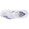 Mizuno Wave Lightning Z8 White Violet Indigo Camellia Rose Unisex Volleyball Shoes SKU: V1GC240020