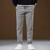 Mens Pants Cotton Casual  Stretch Male Trousers Man Long Straight High Quality 4 Colors Plus Size Pant Suit  42 44 46  CY6239