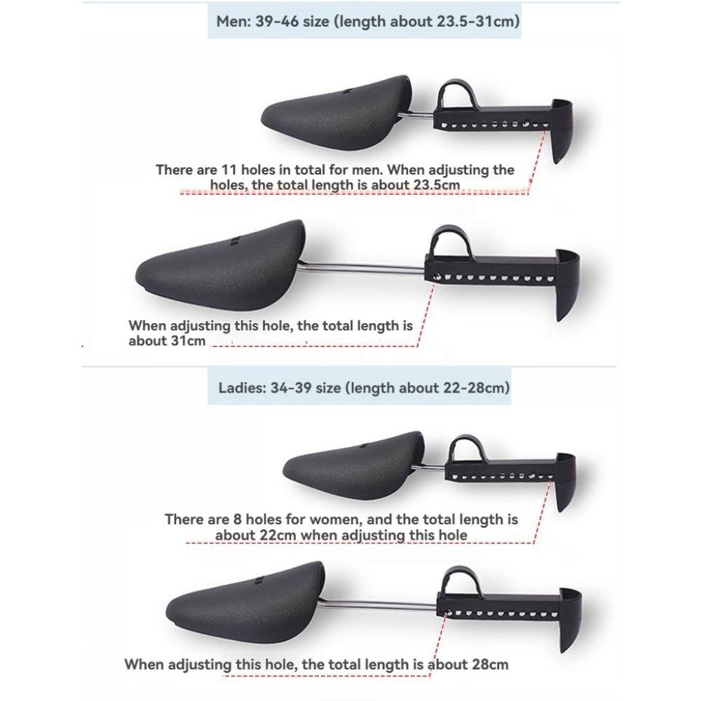 1 Pair Plastic Shoe Stretcher Durable Leather Boots Expander Holder Tree Shaper Rack For Men Women
