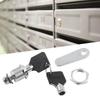 Cylinder Locks Mailbox Padlock Cylinder Cam Lock Furniture Lock Door Cabinet Locker Drawer Lock With 2 Keys Furniture Hardware