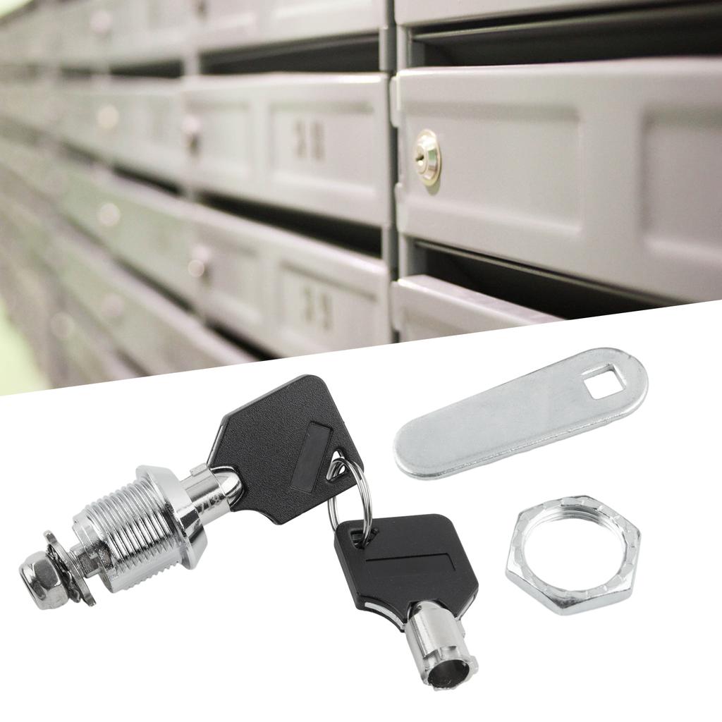 Cylinder Locks Mailbox Padlock Cylinder Cam Lock Furniture Lock Door Cabinet Locker Drawer Lock With 2 Keys Furniture Hardware