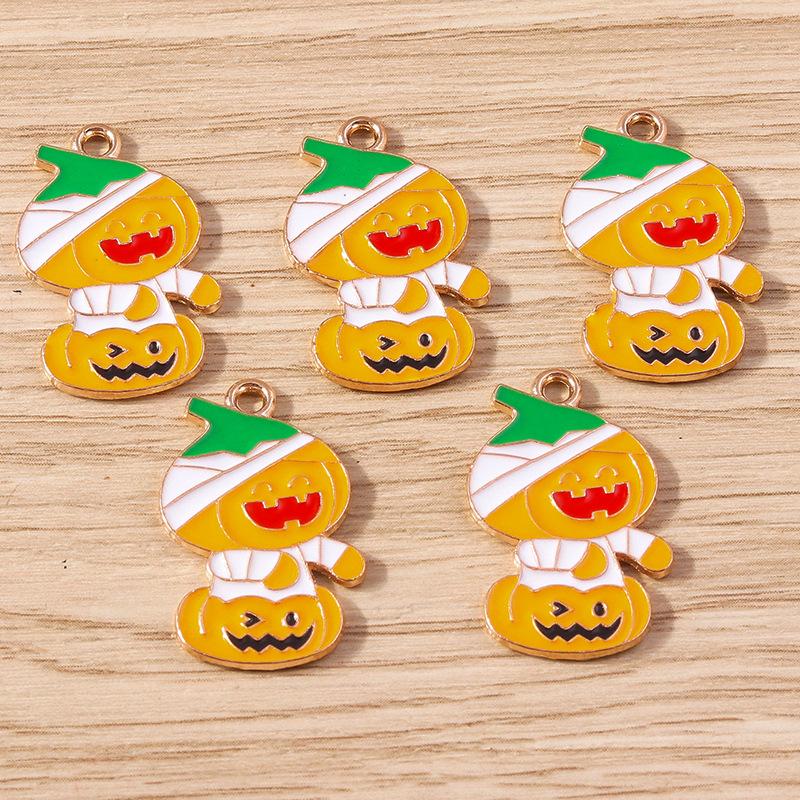 10 Buc/Set Email Halloween Fantomă Liliac Farmece Pandantive Pentru Confecționarea Bijuteriilor Cercei Coliere Brățară Consumabile Artizanale DIY