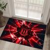 Southampton Football Design Crystal Velvet Carpet Cozy Non?Slip Printed Rug For Bedroom Living Room Entrance