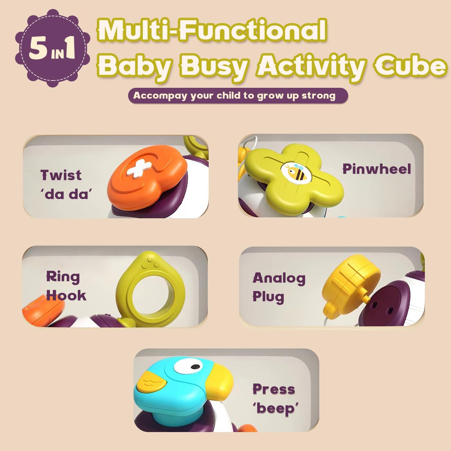 Детский кубик Монтессори — фото 8