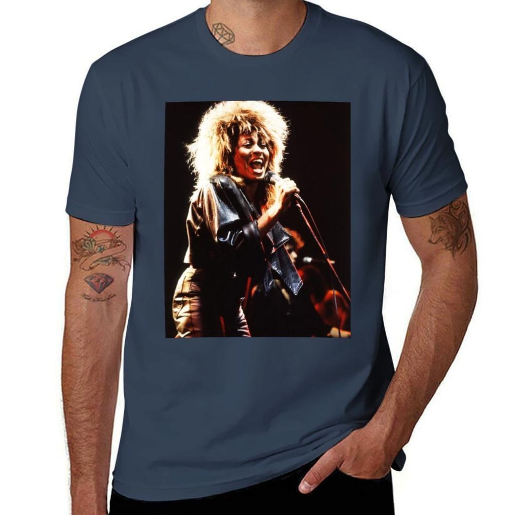 T-shirt Tina Sing Impression Stylée Manches Courtes