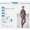 Mens Camo Full-Body UV Protection Diving Suit With Front Zipper Snorkeling Swimming Water Sports