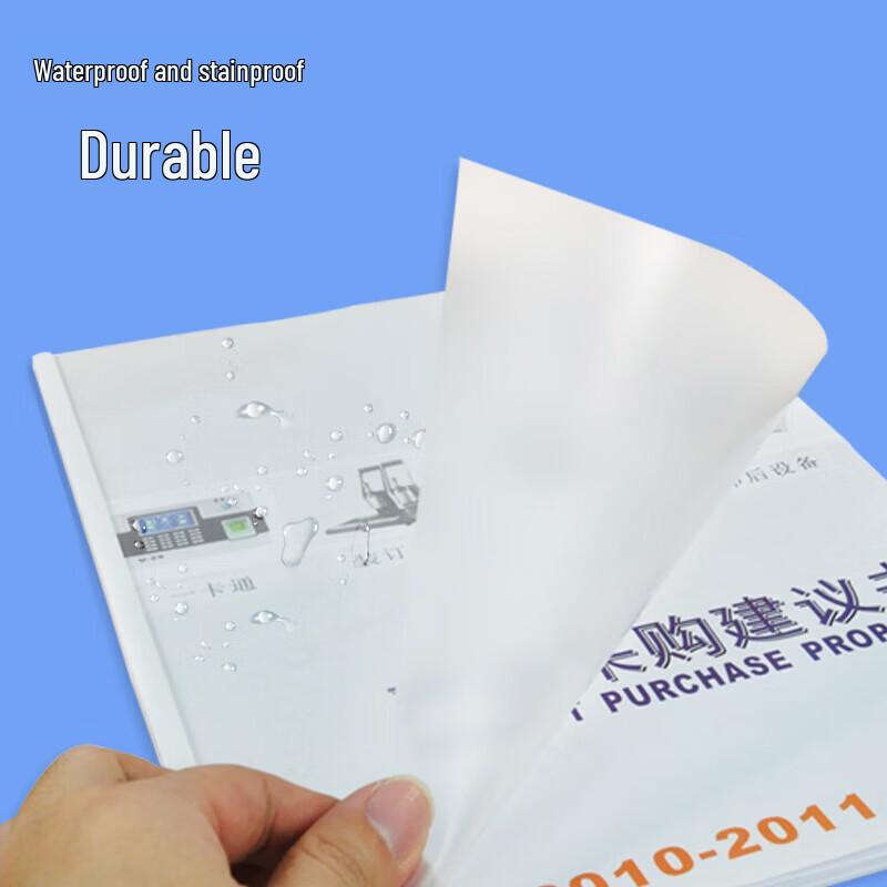 U-MACH A4 Transparent Binding Covers CN plug (adapter included)