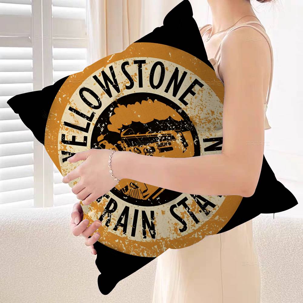 Popular Y-Yellowstone D-Dutton R-Ranch Pillow Cover Design cushion Cover decor Holiday Decorati