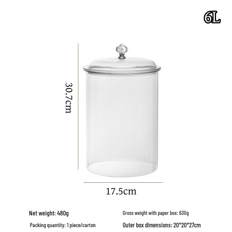 Sealed Plastic Storage Jar for Dried Tangerine Peel, Grains, Cereals, Dried Fruits, Kitchen Snacks, and Refrigerator Storage.