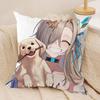 I-Ichinose Asuna Blue A-Archive Cushion Cover Silky Short Plush Invisible Zipper Dustproof Sofa Pillow Case For Home Decor