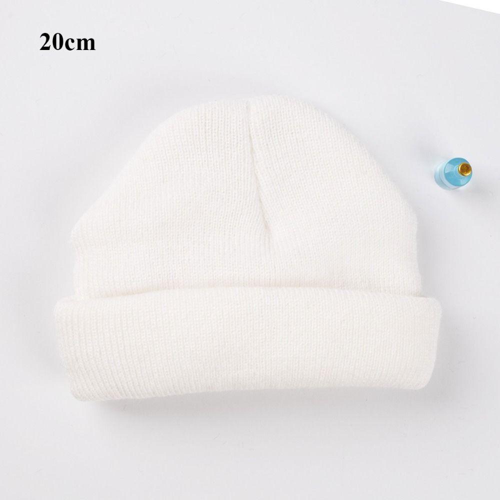 Mini Cotton Doll Hat Fashion Animal Knitted Hat Dollhouse Hats Decorations  for 10/20cm Cotton Doll