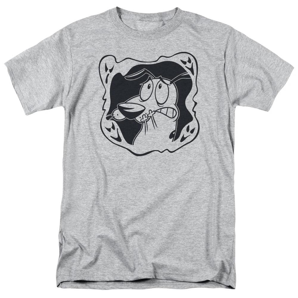 Courage The Cowardly Dog - Ghost Frame -  Unisex Children s T-shirt - Gray 160