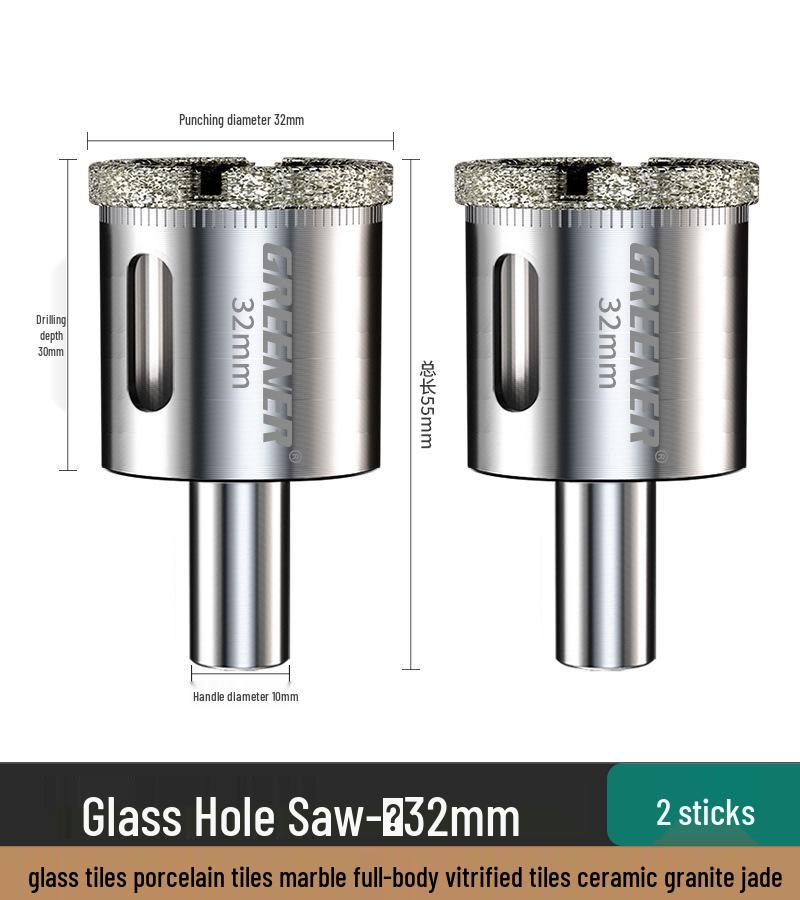 Green Forest Diamond Drill Bit for Tiles, Glass & Marble