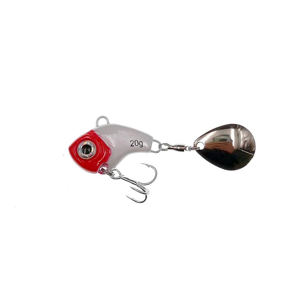 Metal Vib Fishing Lures With Spinner Blade Super Long Casting Fake Baits For Freshwater Saltwater