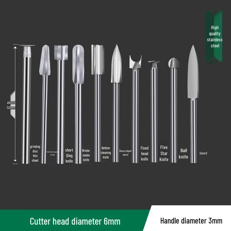 Electric Engraving Tool Set: Dental Machine, Engraving Knife, Steel Drill Bit, Walnut & Wood Carving, Woodworking Scribing & Sword Knife.