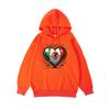 Mexico Eagle Heart Printing Hoodies Womens Winter Fleece Warm Hooded Casual Pocket Sweatshirt Street Loose Womans