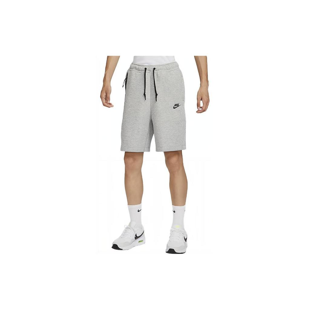Nike Sportswear Tech Fleece Color Block Logo Drawstring Casual Shorts Men Shorts Gray FB8172-063