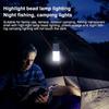 Portable Outdoor Camping Lights Usb Rechargeable Lamp Led Emergency Bulb With Hook Camping Fishing Emergency Night Lights