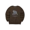 Skechers Animal Pattern Knitted Round Neck Sweatshirt Unisex Sweatshirt Hot-Melt-Chocolate L423U074-02Z9