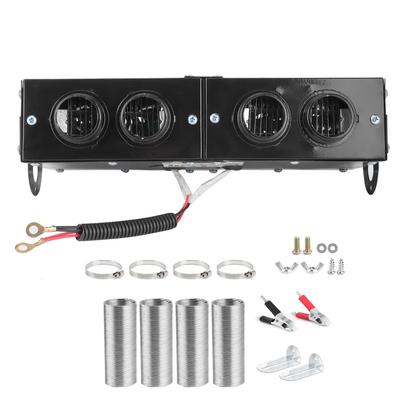 Araba Isıtıcı Buz Çözücü Oto 4 Delikli Isıtma Fanı 12V Buz Çözücü 800W