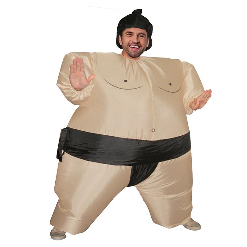 Kids Inflatable Adults Sumo Costume Wrestler Party Fat Suit Costume Cosplay
