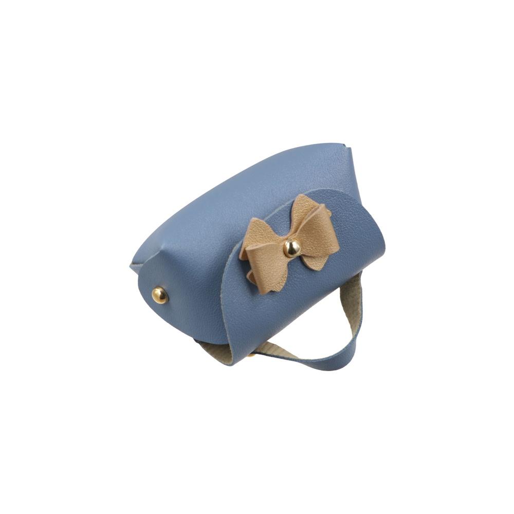 Mini Bowknot Handbag Portable Gift Packing Bag Gift Box Leather Candy Bags  Valentines Day