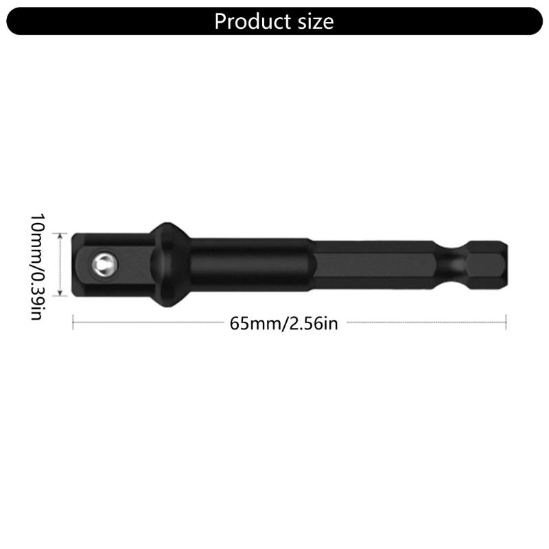 Drills Extension Socket Driver Bit Impact Socket Adapter Impact Adapter Square Socket Bit Adapter Hex Impact Socket Set