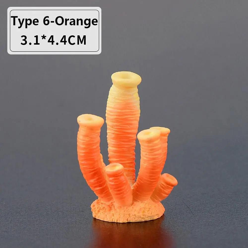 Aquarium Artificial Coral Landscape Ornaments Garden Fish Tank Decor Resin Reef Rock Making Simulation Starfish DIY Background