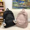 Schoolbag New Cute Cartoon Backpack Large Capacity Backpack Student Bag Design Sequined Star Casual Backpack